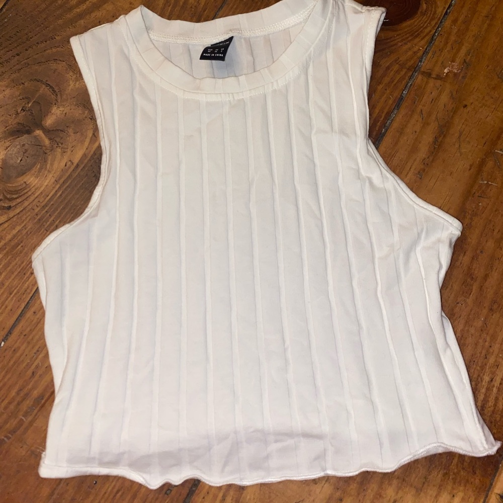 Shein Solid Rib Knit Tank top